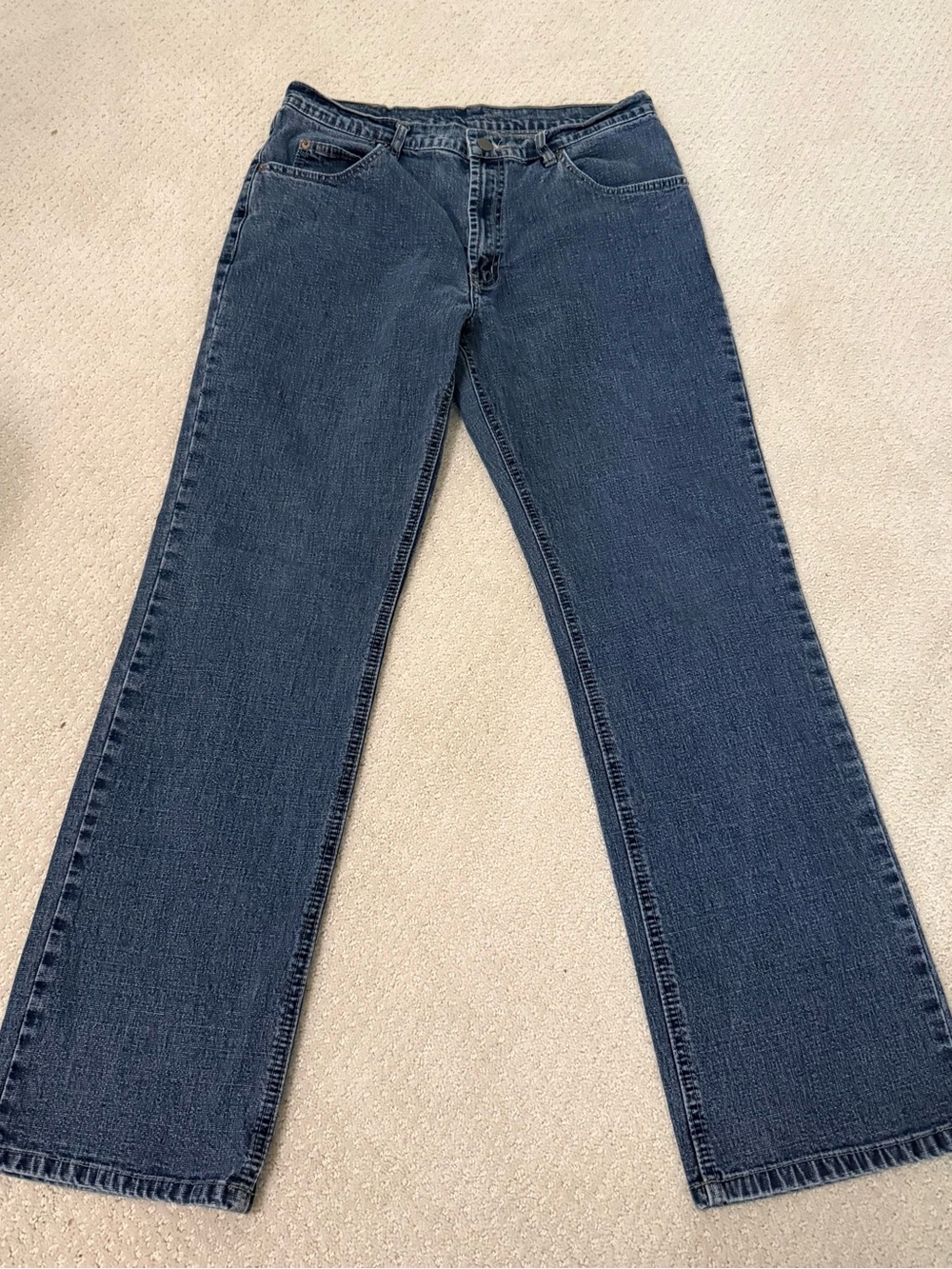 JAG Straight Leg Jeans Size 31 Medium Wash 100% Cotton